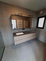 Meuble de salle de bain + lavabo, Maison & Meubles, Enlèvement, Comme neuf, Armoire à miroir