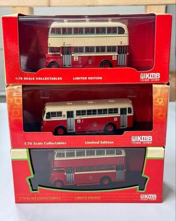 3X KMB Limited Edition bus 1/76 38201 38202 38302 Kowloon