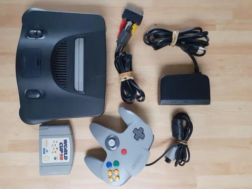 Nintendo 64 +1jeu, Consoles de jeu & Jeux vidéo, Consoles de jeu | Nintendo 64, Utilisé, Avec 1 manette, Enlèvement ou Envoi