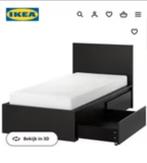 LIT SIMPLE IKEA MALM AVEC TIROIRS, Enlèvement, Une personne, Utilisé
