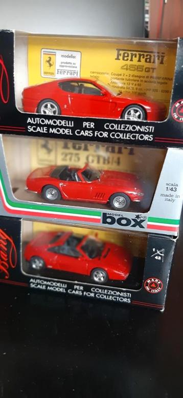 Ferrari  triologie 1/43 beschikbaar voor biedingen