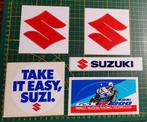 Lot 5x stickers Suzuki logo's - 1992 Suzuki GSX-R 1100, Enlèvement ou Envoi