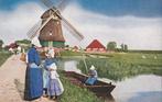KLEDERDRACHTEN  VOLENDAM  BIJ  DE  MOLEN, Envoi, Non affranchie, Costume traditionnel