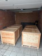 Houten box | palletbox | verzendbox, Ophalen, Zo goed als nieuw