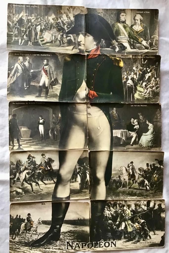 Cartes postale puzzle Napoleon, Verzamelen, Militaria | Algemeen, Landmacht, Ophalen of Verzenden
