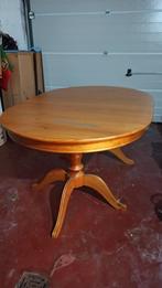 Ovale massief houten tafel, Huis en Inrichting, Tafels | Eettafels, Bois massif, 100 tot 150 cm, Grenenhout, 150 tot 200 cm
