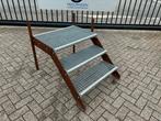 Stalen trap/bordestrap 3-treeds 60CM VH gebruikt, Enlèvement