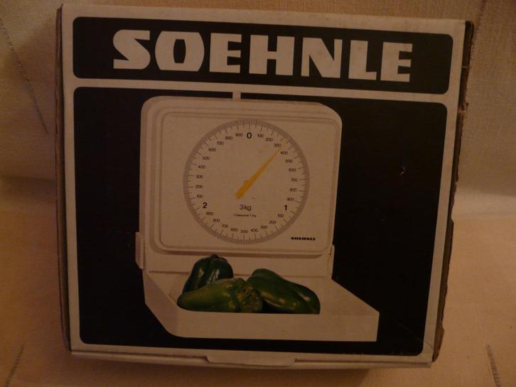 ( vintage)  nog nieuwe Soehnle keukenweegschaal tot 3 kg, Elektronische apparatuur, Weegschalen, Nieuw, Analoog, Keukenweegschaal