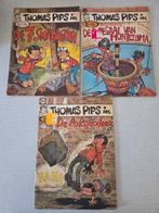 3 X Thomas Pips in, 1ste drukken, Meerdere stripboeken, Ophalen of Verzenden, Gelezen, Buth