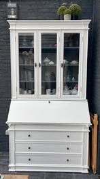 Landelijke witte buffetkast / wandkast, Huis en Inrichting, Met deur(en), Landelijk modern, 100 tot 150 cm, 50 tot 75 cm