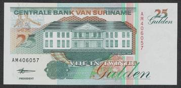 Suriname 1998 25 Gulden bankbiljet (series 1991-1999) UNC beschikbaar voor biedingen