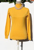 Joli pull col roulé jaune neuf TU, Neuf, Giuliano, Taille 38/40 (M), Jaune