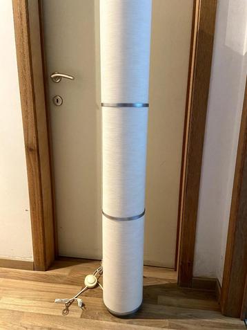 Staande lamp, wit, 138 cm