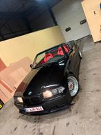 Bmw 325i e36 m50 1993, Auto's, 4 zetels, Achterwielaandrijving, Cabriolet, Zwart