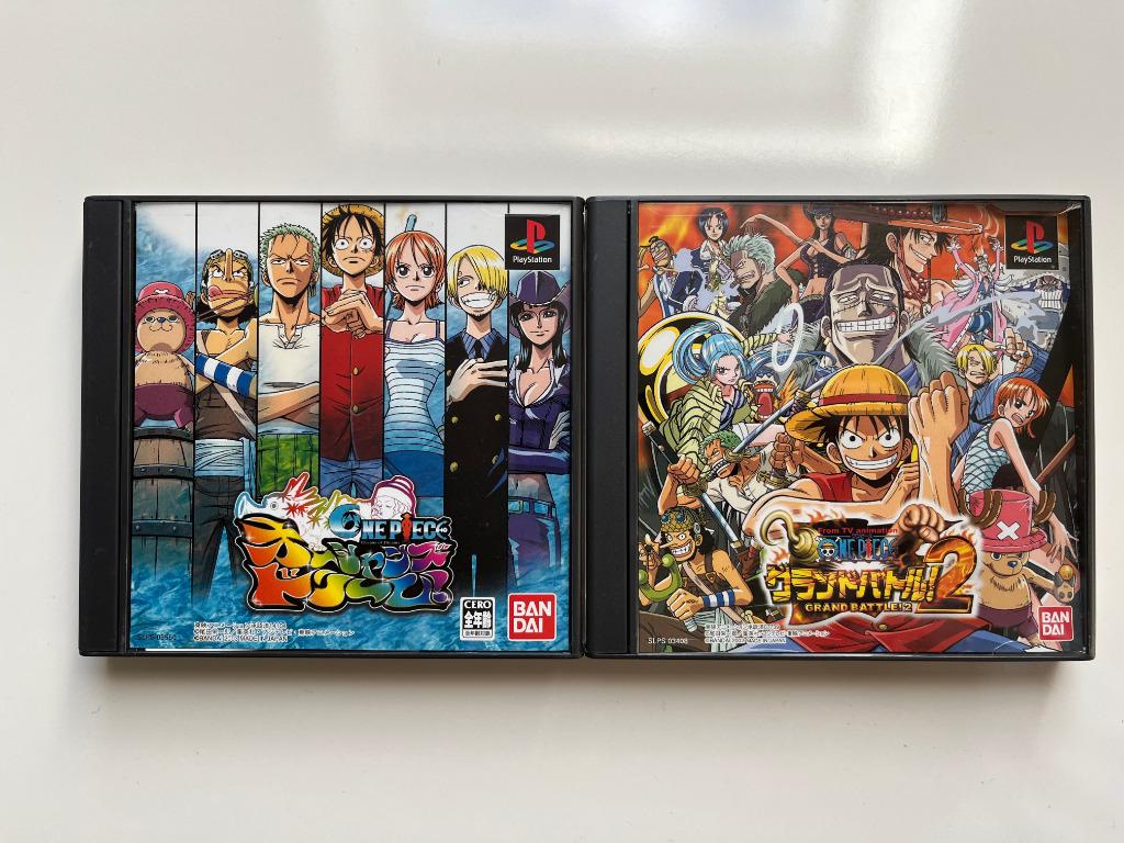 One Piece games Playstation - NTSC-J, Games en Spelcomputers, Games | Sony PlayStation 1, Zo goed als nieuw, Vechten, 2 spelers