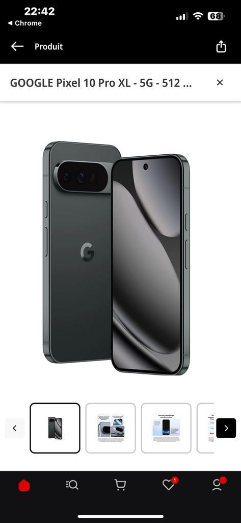 Google Pixel 10 Pro XL 512gb zwart, Telecommunicatie, Mobiele telefoons | Overige merken, Nieuw, Zonder abonnement, Zonder simlock