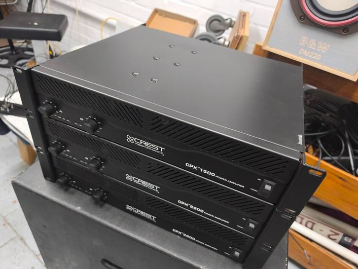 1 x Crest audio CPX 1500, Musique & Instruments, Amplis | Clavier, Moniteur & Sono, Enlèvement ou Envoi