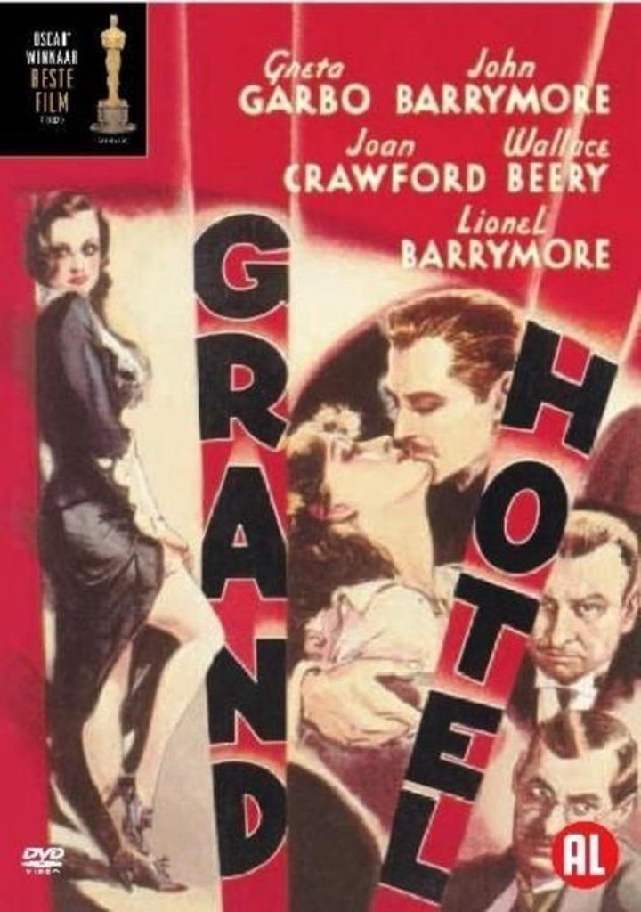 Grand hotel met Greta Garbo, John Barrymore,, Cd's en Dvd's, Dvd's | Klassiekers, Zo goed als nieuw, Drama, Voor 1940, Alle leeftijden