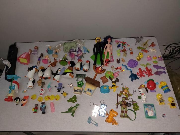 Lot de jouets tortues ninja  ladybug astérix etc ..., Kinderen en Baby's, Speelgoed | Actiefiguren, Gebruikt, Ophalen