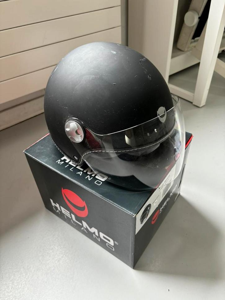 Scooter of moto helm, Motoren, Kleding | Motorhelmen, M, Tweedehands, Ophalen