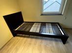 Lit Ikea MALM (90x200cm), Maison & Meubles, Chambre à coucher | Lits, Comme neuf, Noir, 90 cm, Bois