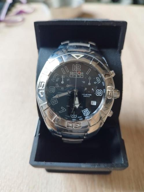 Sector 750 sport watches, Handtassen en Accessoires, Horloges | Heren, Zo goed als nieuw, Staal, Staal