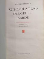 Schoolatlas der gehele aarde van Bos - Niemeyer 1964, Monde, Autres atlas, Utilisé, Enlèvement ou Envoi