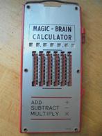Magic-brain calculator  1960, Verzamelen, Gebruikt, Ophalen of Verzenden