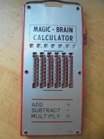 Magic-brain calculator  1960, Verzamelen, Ophalen of Verzenden, Gebruikt