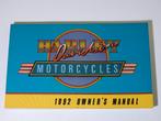 Harley-Davidson Gebruikers Handleiding 1992, Motoren, Handleidingen en Instructieboekjes, Ophalen of Verzenden, Harley-Davidson of Buell