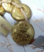 WW2 - Set van 5 knopen van het Royal Tank Regiment, Verzamelen, Militaria | Tweede Wereldoorlog, Ophalen of Verzenden, Landmacht