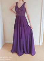 Superbe robe de bal 34/36 NEUVE / Prestije.de, Prestije.de, Taille 34 (XS) ou plus petite, Enlèvement ou Envoi, Violet