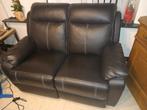 3 en 2 zit allebei met elektrische relax, Huis en Inrichting, Ophalen, Zo goed als nieuw, Overige maten, Leer