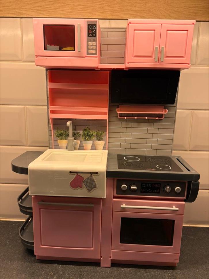 Carole speelgoedkeuken., Kinderen en Baby's, Speelgoed | Speelkeukens, Gebruikt, Speelkeuken, Kunststof, Ophalen