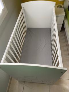 Lit de marque GAUTHIER 60 sur 120 cm avec matelas, Kinderen en Baby's, Babywiegjes en Ledikanten, Gebruikt, Ledikant, Ophalen