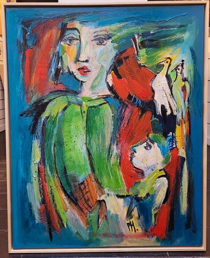 Peter HERMANS,  Trots, Antiek en Kunst, Kunst | Schilderijen | Abstract, Ophalen