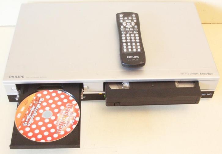 Philips Videorecorder & DVD In 1 Toestel / Met Dubbing Knop, Audio, Tv en Foto, Videospelers, Zo goed als nieuw, Ophalen of Verzenden