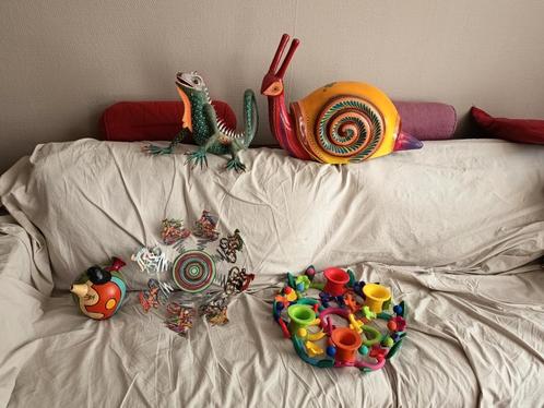 ✓ZELDZAAM MOOIE 5 PRACHTIGE ZEER DECORATIEVE SCULPTUREN, Antiek en Kunst, Kunst | Overige Kunst, Ophalen