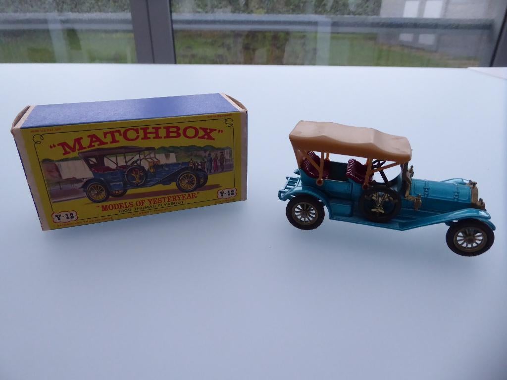 Matchbox Models of Yesteryear 1909 Thomas Flyabout, Hobby en Vrije tijd, Ophalen of Verzenden, Gebruikt