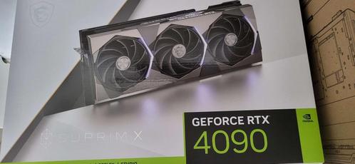 RTX 4090 MSI SUPRIM X 24GB, Computers en Software, Videokaarten, Zo goed als nieuw, Nvidia, PCI-Express 5.0, GDDR6, HDMI, DisplayPort
