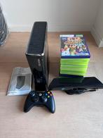 Xbox 360 S met 1 controller, 13 spelletjes en Kinect, Games en Spelcomputers, Ophalen, Met games, Met 1 controller, 250 GB