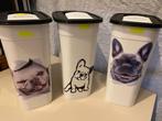 Laatste voercontainers met bulldog aan outletprijs., Dieren en Toebehoren, Honden-accessoires, Nieuw, Ophalen of Verzenden