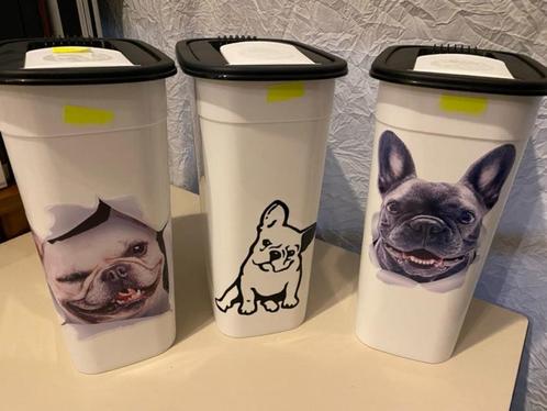 Laatste voercontainers met bulldog aan outletprijs., Animaux & Accessoires, Accessoires pour chiens, Neuf, Enlèvement ou Envoi