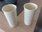 2 Tupperware drinkbekers, Ophalen, Zo goed als nieuw, Wit, Beker of Kan