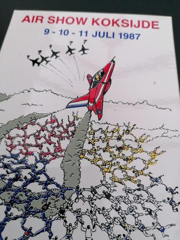 Sticker Air show Koksijde 1987 beschikbaar voor biedingen