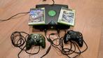 xbox original, Games en Spelcomputers, Ophalen, Gebruikt, Met 2 controllers, Met games