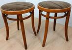 2 thonet stijl krukjes 20ste eeuw, Antiek en Kunst, Ophalen