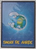Affiche Schtroumpfs avec dédicace & signature de Peyo - 1992, Enlèvement ou Envoi