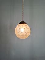 Art Deco hanglamp in gesatineerd glas, 1920-30s, Antiek en Kunst, Ophalen of Verzenden