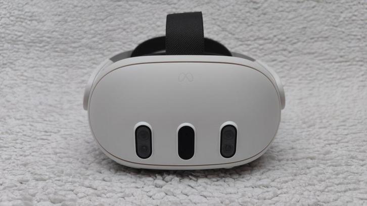 Meta quest 3 128GB +strap +link cable, Games en Spelcomputers, Virtual Reality, Zo goed als nieuw, Overige platformen, VR-bril